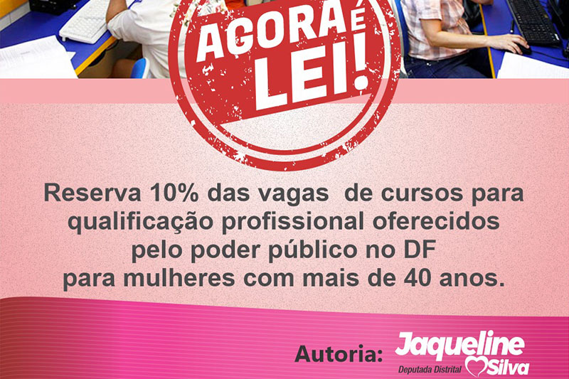 Qualificação profissional para mulheres acima de 40 anos ganha reforço com lei